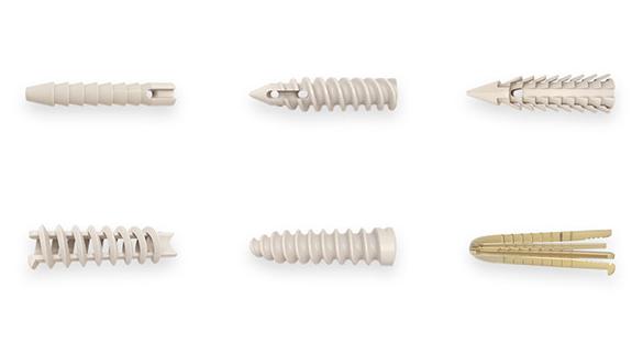 different types of Peek-Force Screw Type Suture Anchors